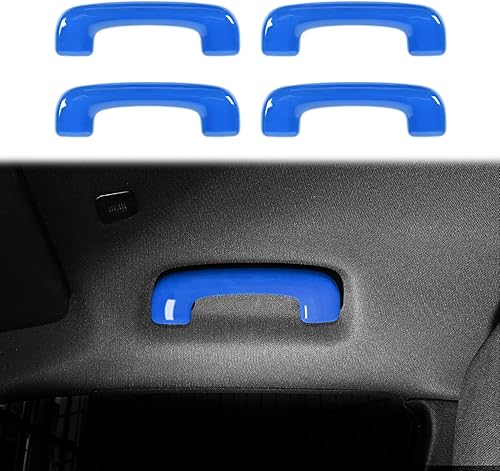 Voodonala para cargador de techo de mango superior para Dodge Charger 2015-202, ABS azul 4 piezas