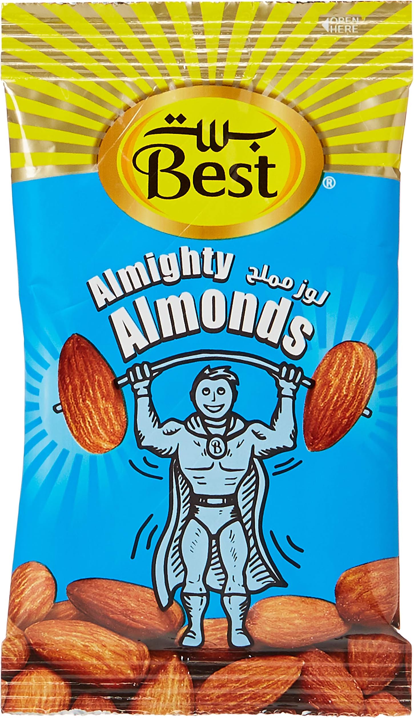 ALMIGHTY ALMONDS 13GM BOX 12PCS