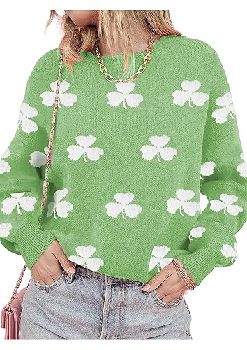 Women's Bright Pink Fuzzy Valentine Hearts Drop Shoulder Sweater Casual