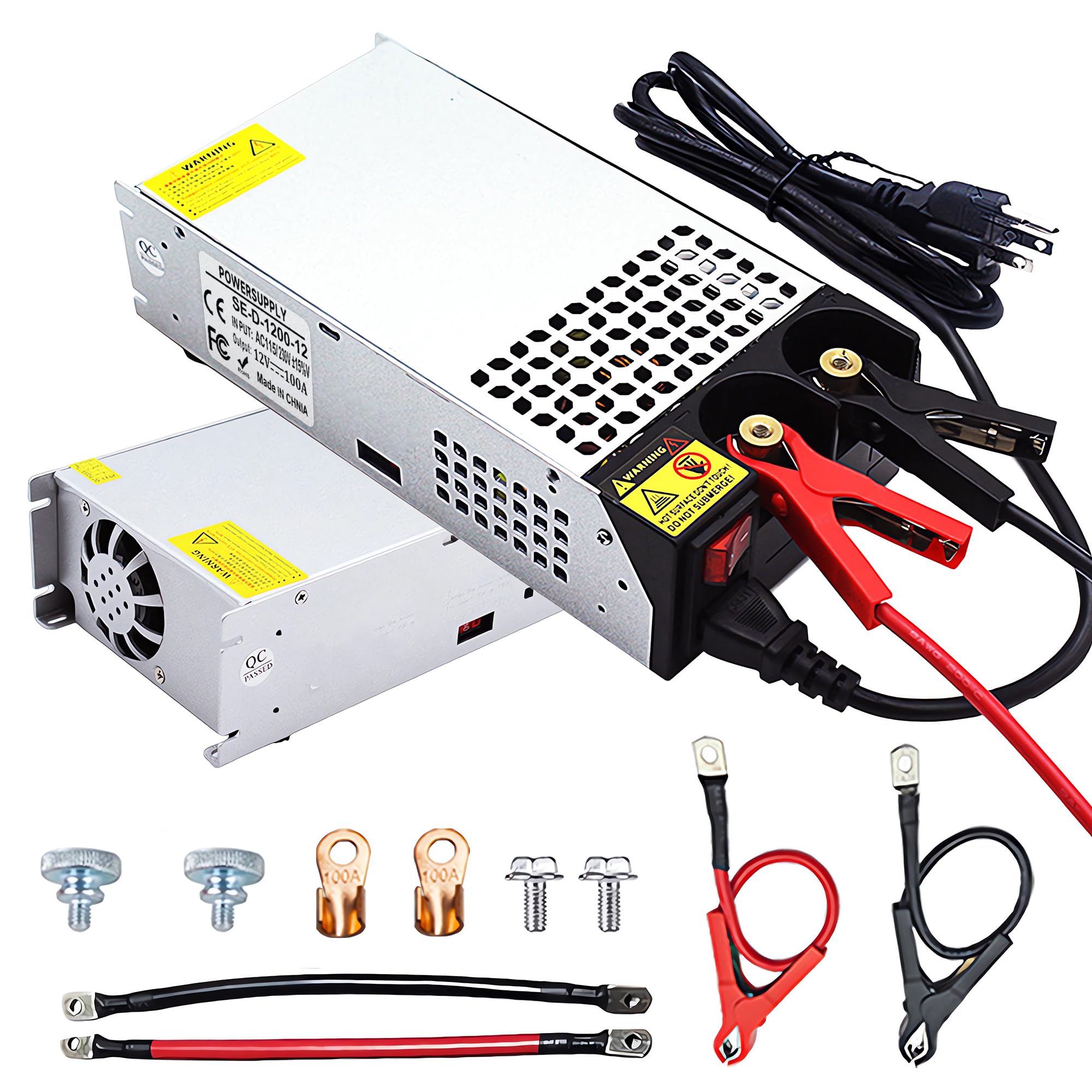 Amazon.com: AC to DC 12V 100A 1200W Power Supply Switching