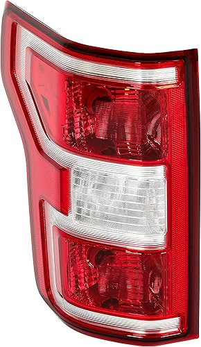 Miniatura 7 de HECASA Luz trasera izquierda compatible con faros traseros Ford F-150 2018-2020 de repuesto para JL3Z-13405-H FO2800265C lente roja y carcasa