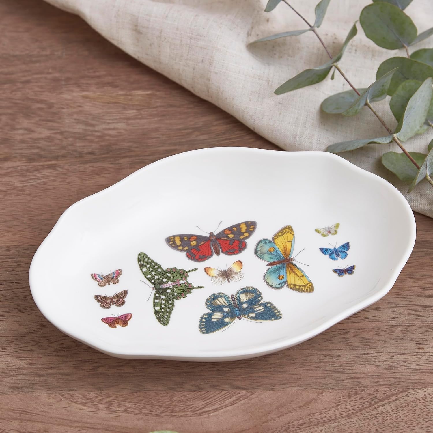 Portmeirion Botanic Garden Harmony Pickle Server - White, Porcelain