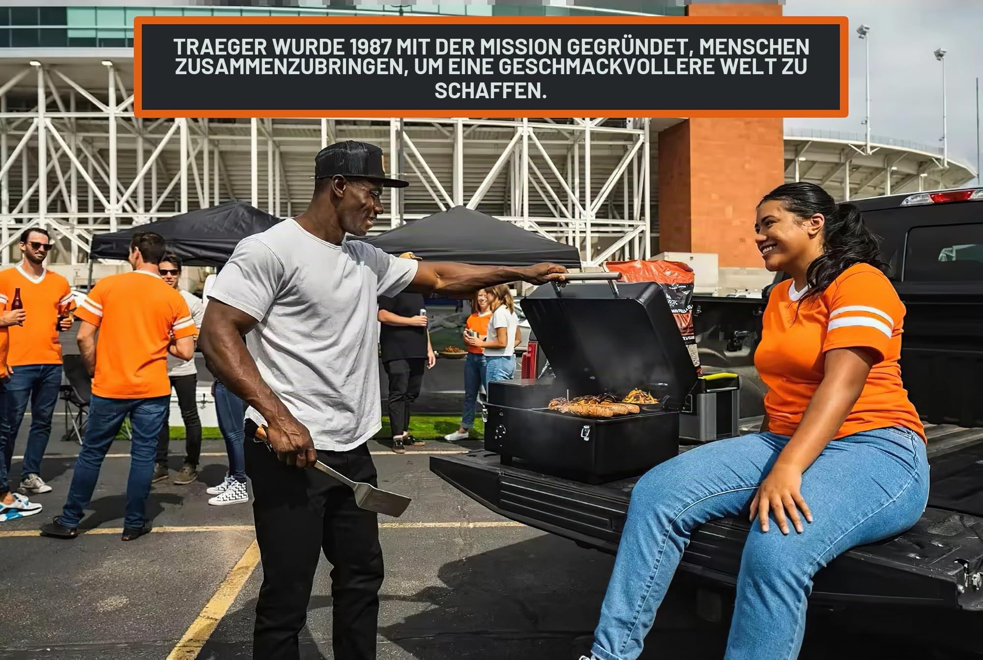 Traeger Grills Ranger tragbarer Holzpellet-Grill und Smoker, schwarz, klein, TFT18KLD
