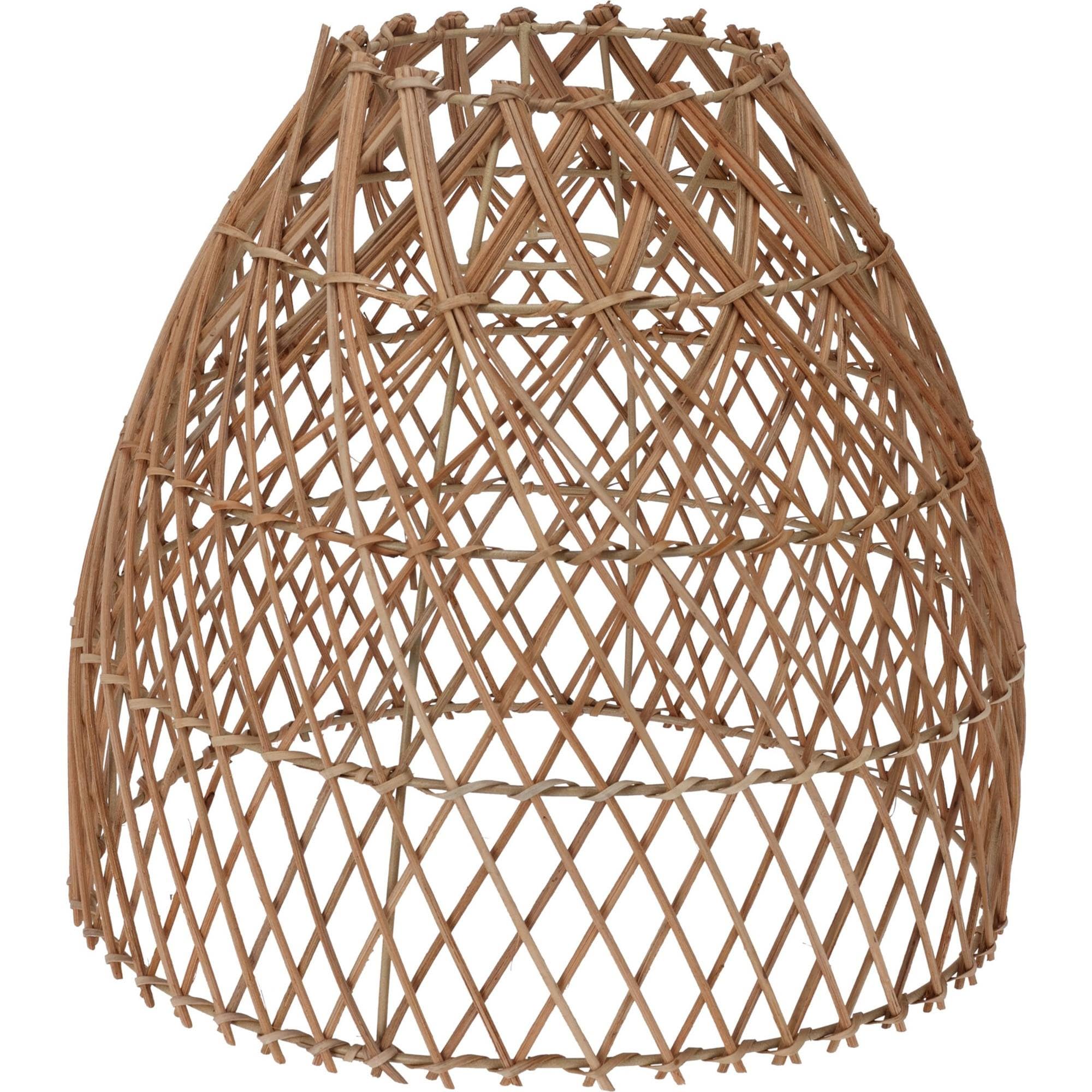 Well Home Paralume per lampada in rattan Ø25x32cm