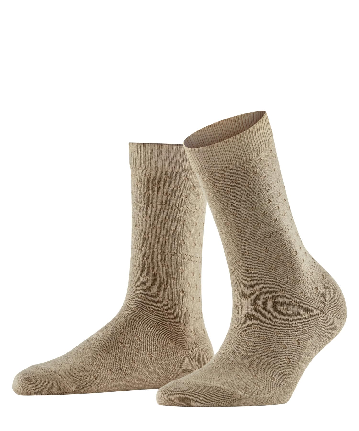 FALKE Women's Family W So Sustainable Cotton Plain 1 Pair Socks, Beige Nude 4092 Special Edition, 5.5-8