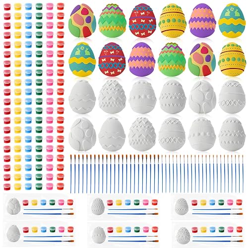 Foilswirl 24 Set Easter Egg DIY Painting Kit Ceramic to