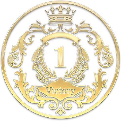 Miniatura 2 de Galileo The Victory Crown - Moneda AA  Medallón Alcohólico Anónimo  Moneda de sobriedad de 1 a 30 años  Regalo AA  The Royal Collection (blanco, 1