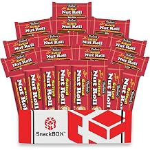 Pearsons Salted Nut Roll Gift Box for Fathers Day - 8 Regular and 12 Bite Size Variety