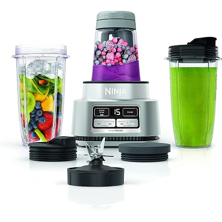 Amazon.com: Ninja Foodi SS101 Smoothie Bowl Maker y extractor de  nutrientes* 1200WP smartTORQUE 4 Auto-iQ Presets. Una base, multi-funciones  (renovado) : Hogar y Cocina