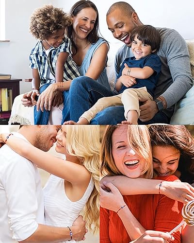 Miniatura 7 de 7 Knots Evil Eye Bracelet for Women Men Baby,Red Balck String Pink Evil Eye Protection Good Luck Matching Couples Jewelry Gifts