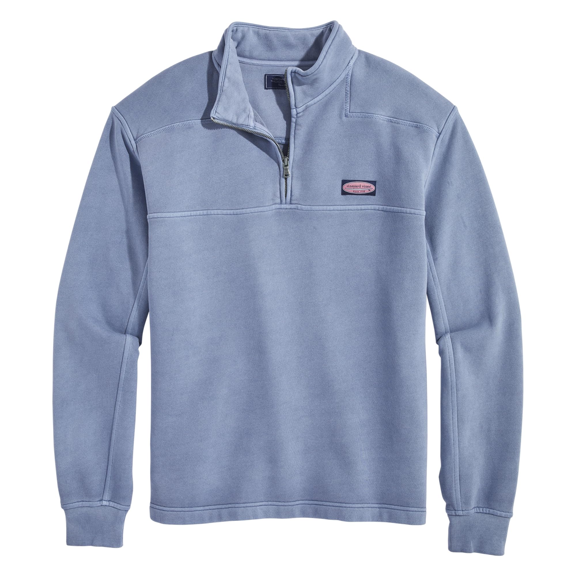 Vineyard Vines Men's Flag Blue Gart Dyed Surf Shep Shirt Sweatshirt, Xs