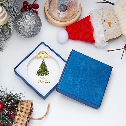 Miniatura 7 de YouerCrystal Adorno colgante de Navidad, decoración brillante para árboles de Navidad 2023, decoración de cristal para el hogar, regalos de Navidad