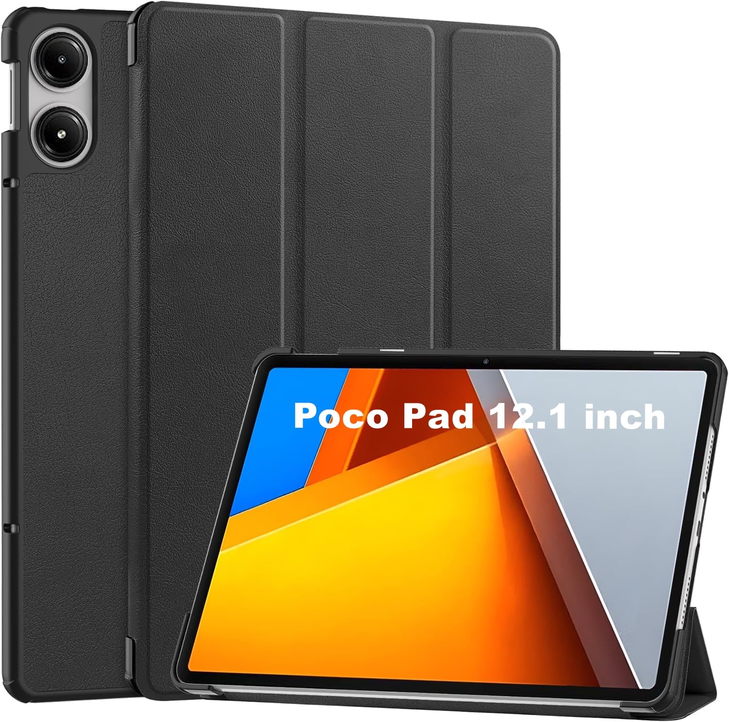 ProElite Cover for Poco Pad 12.1inch Cover Case, Trifold Flip Case