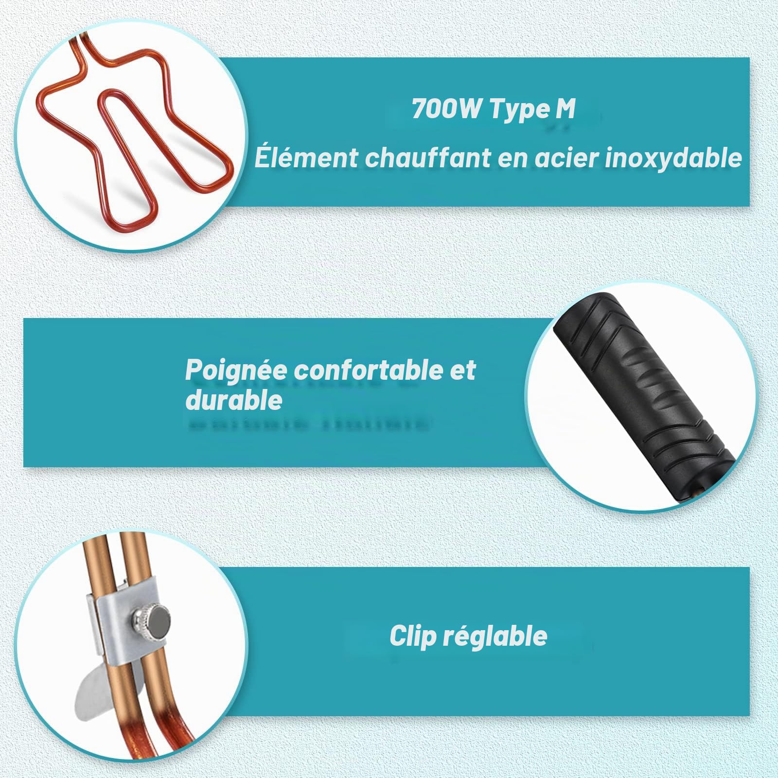 Kitosun Allume électrique pour Charbon et Briquettes - Allumage Simple et Rapide des Barbecue Briquettes - Pas d'étincelles ni de Flammes - Éléments de Bobine en Acier Inoxydable 304 (700 W)