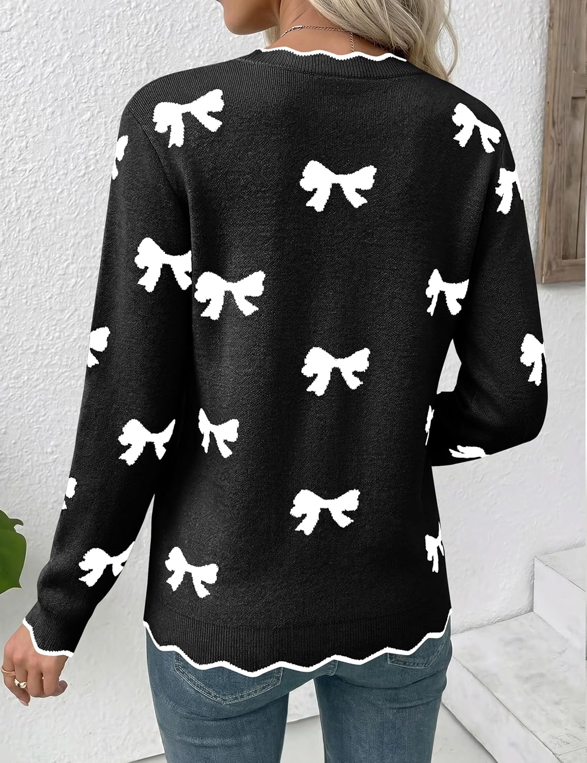 LaGracia Womens Fall V Neck Sweater 2026 Lightweight Casual Long Sleeve Ribbed Knit Pullover Sweaters Dressy Fall Outfits - Image 4