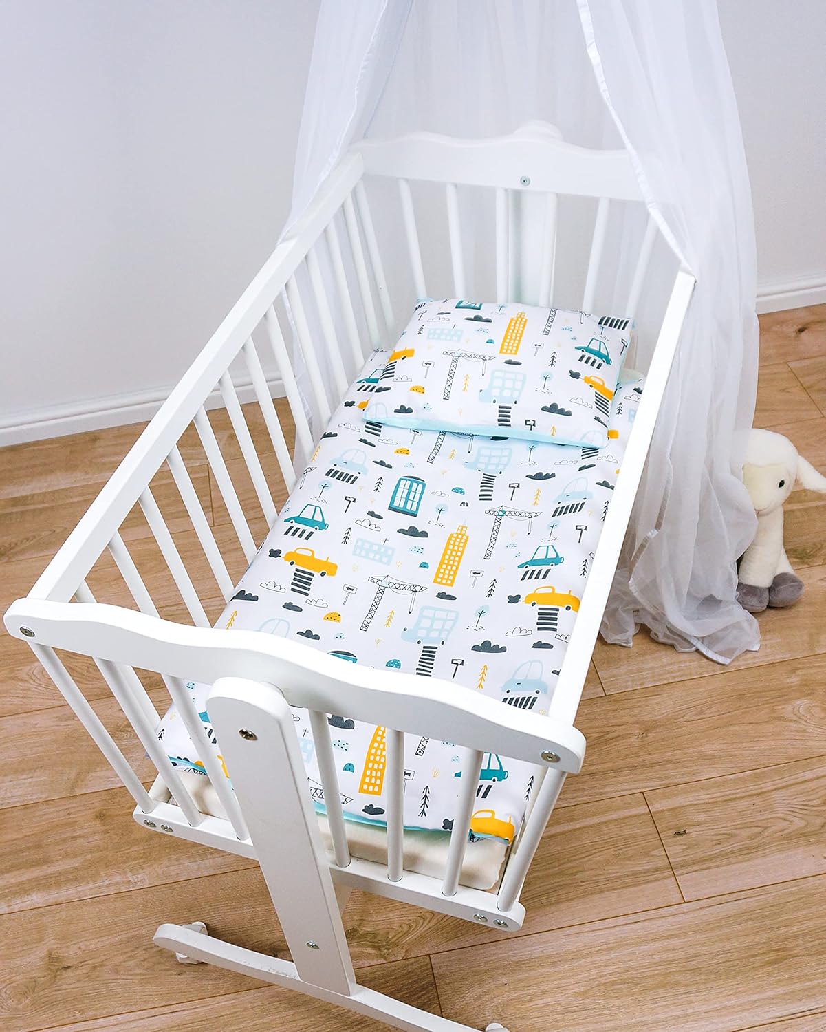 swinging crib canopy