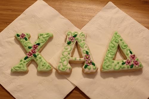 Miniatura 5 de Cortador de galletas con forma de letra del alfabeto griego, 3 pulgadas de largo, gran regalo, hermana mayor/hermana menor, recaudación de fondos,