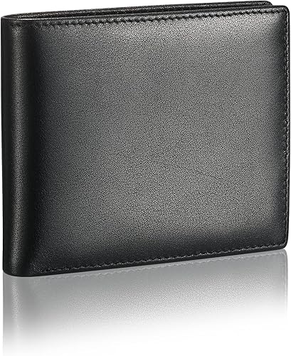 Miniatura 4 de Tarjetero de cuero para hombres y mujeres, piel de becerro italiana