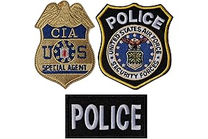 Embroidered Military Police Patches for Uniforms, Backpacks, and Hats