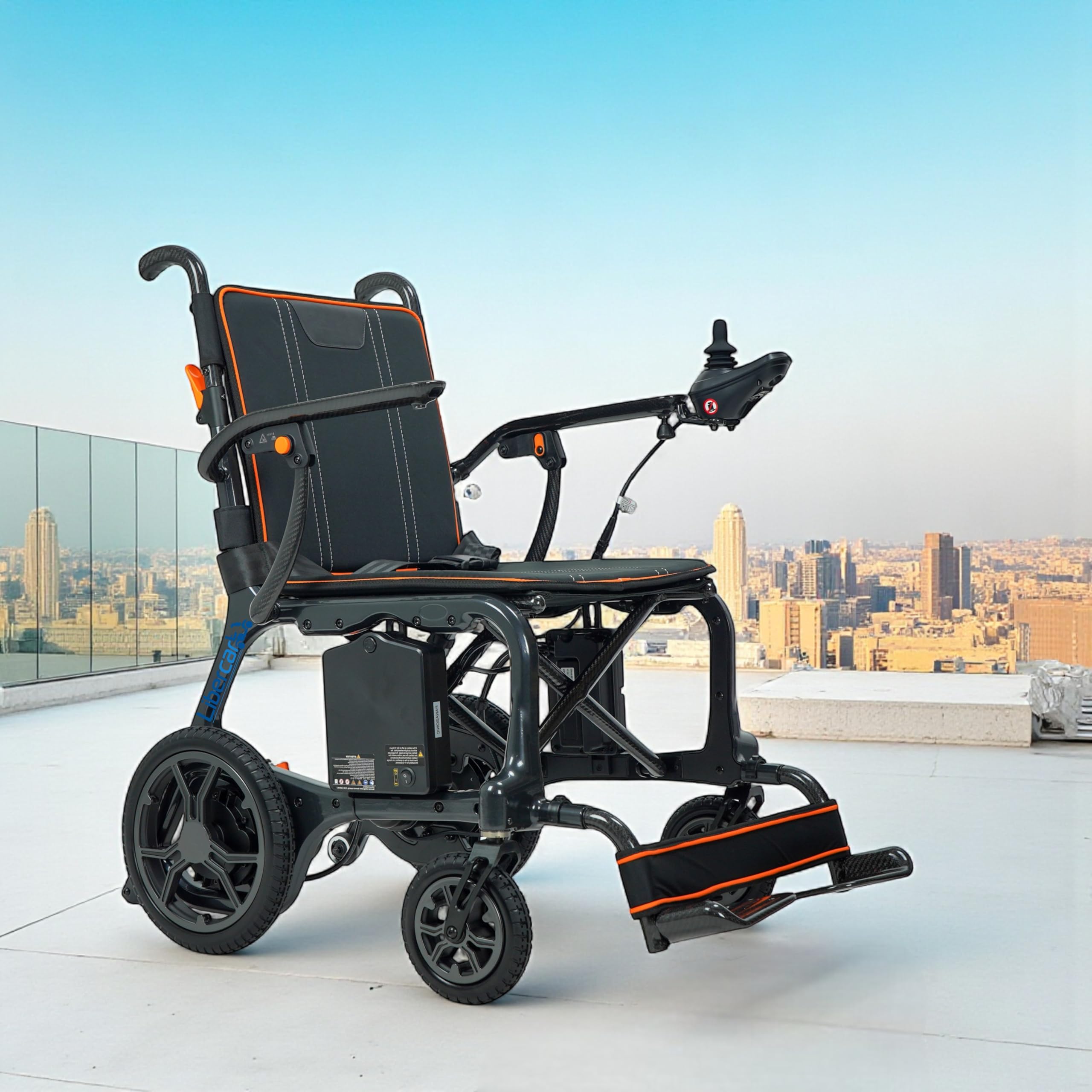 Silla de ruedas eléctrica Vera de Magnesio y fibra de carbono