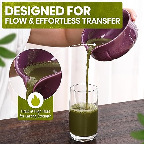 Miniatura 6 de Juego de batidor Matcha  Juego de té matcha japonés de 5 piezas con cuenco de cerámica matcha, batidor y soporte de bambú de 100 puntas, cuchara y