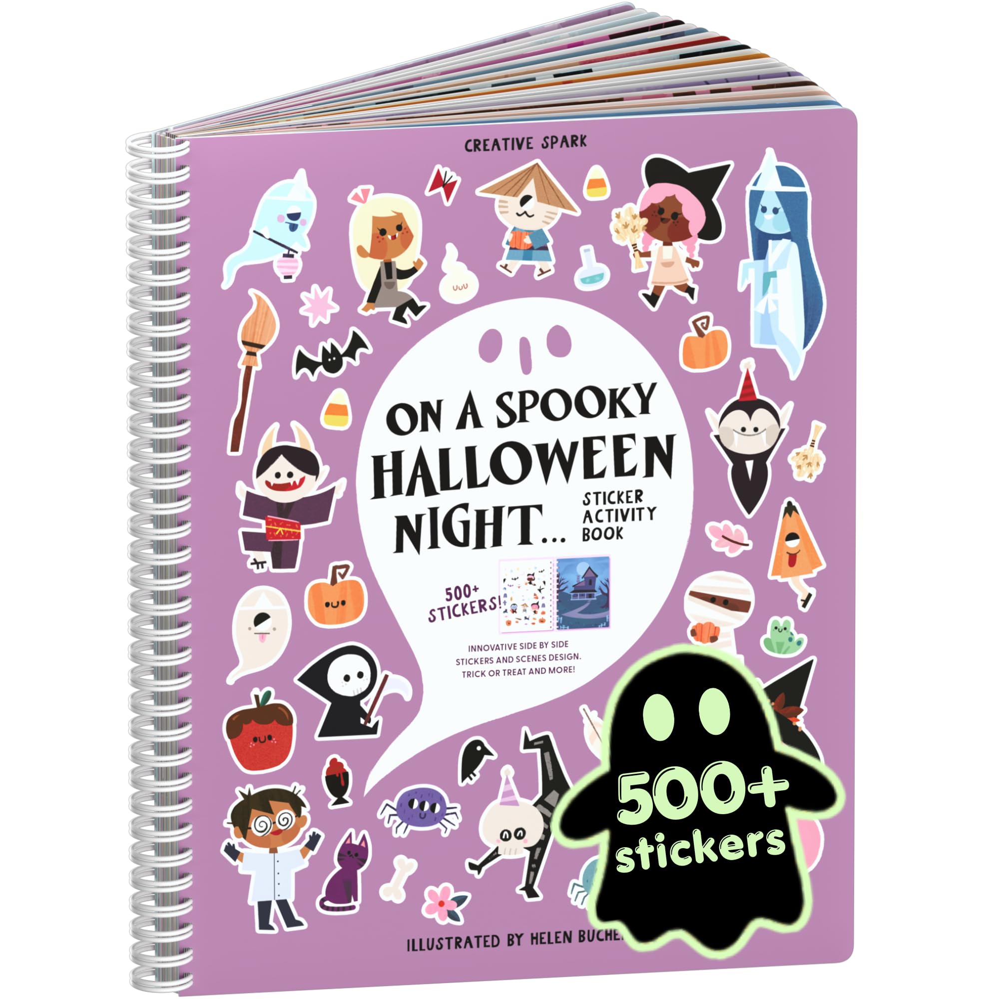 Cupkin Halloween Coloring &amp; Sticker Activity Book | 500+ Stickers