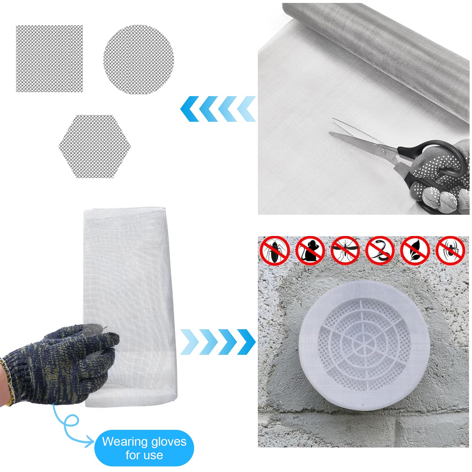 Grillage Fine Maille 40 X 248 Cm, Grillage Anti Rongeur Grille