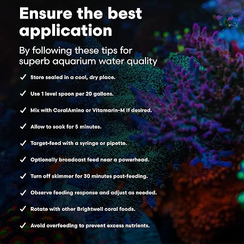 Miniatura 6 de Brightwell Aquatics Reef Blizzard-A - Mezcla de alimentos planctónicos para anémonas y pescado planctívoro, 1.76 oz