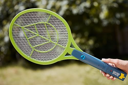 Miniatura 2 de SWAT IT! Bug Zapper - Raqueta recargable para matar insectos, 4000 voltios, cable de carga USB, paquete de 2 (mediano)