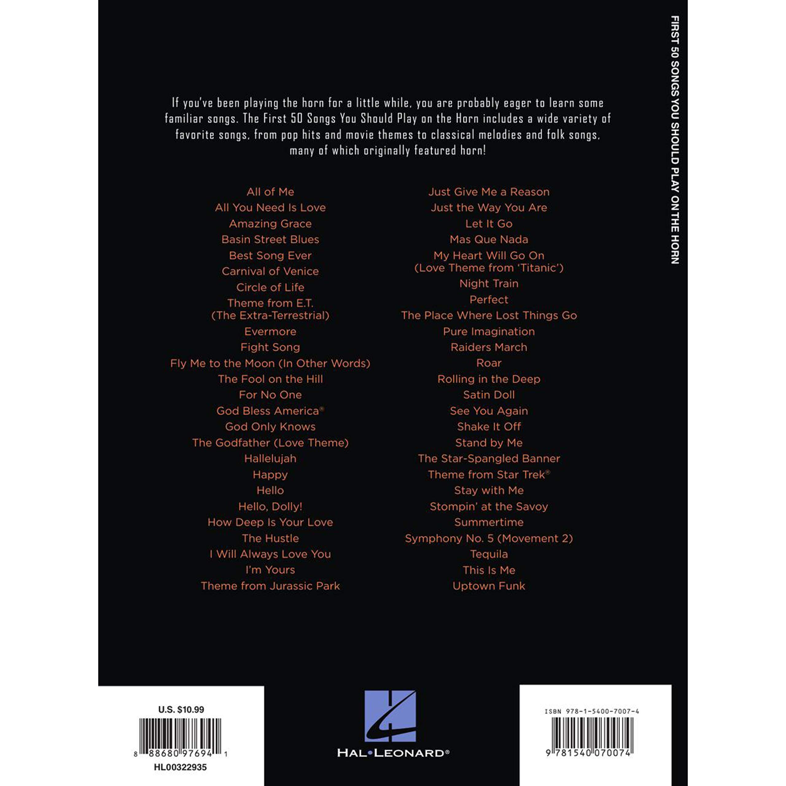 First 50 Songs You Should Play on the Horn: A Must-Have Collection of Well-Known Songs, Including Many Horn Features! - Image 2