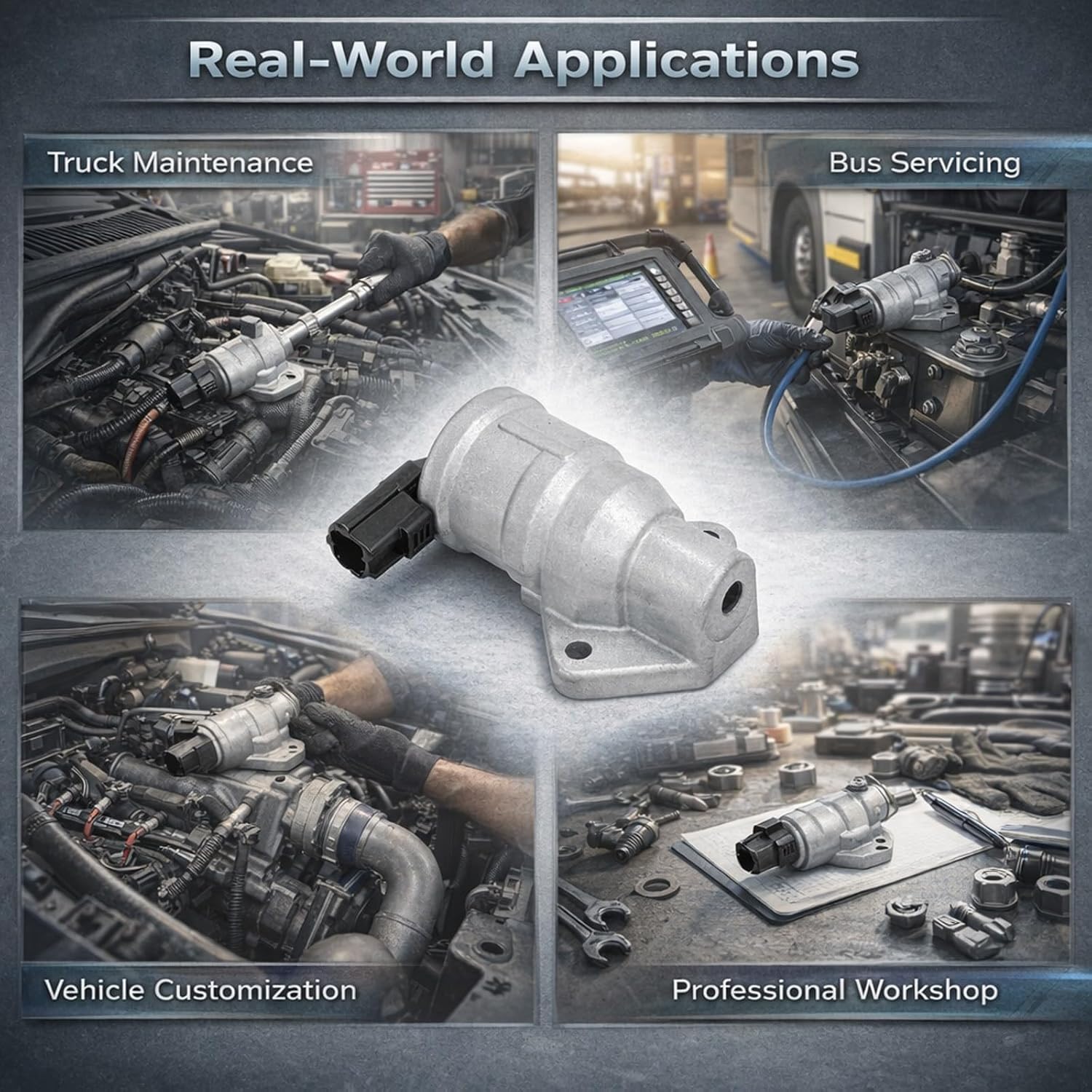 Air Control Valve, Alloy, XL3Z9F715BA Replacement for E - 150 1999-2000, E - 250, F - 150 - Precise Fit, Durable Performance, Easy Installation for Reliable Engine Control