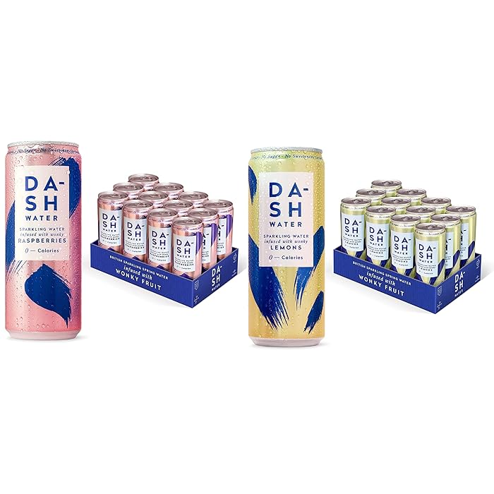 Buy Dash Water Raspberry & Lemon 24 x Flavoured Sparkling Spring