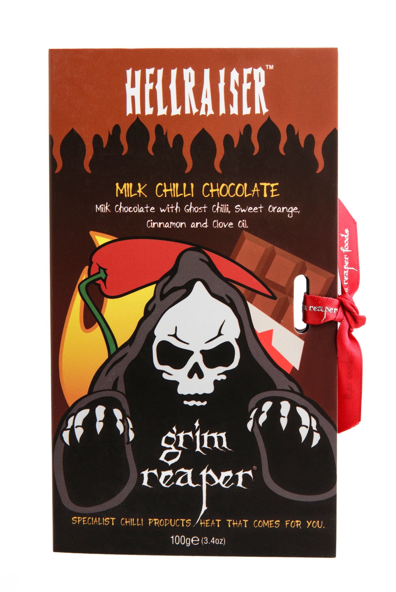 Buy Hellraiser 100g Ghost Pepper Milk (33.6) Chocolate Gift Bar