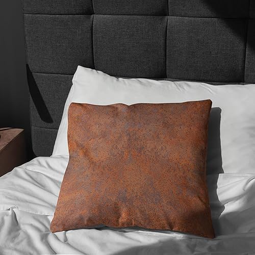 Miniatura 3 de Fundas de almohada óxido para decoración del hogar, dormitorio, funda de cojín retro óxido para cama, sofá, 2 juegos, 18 x 18 pulgadas