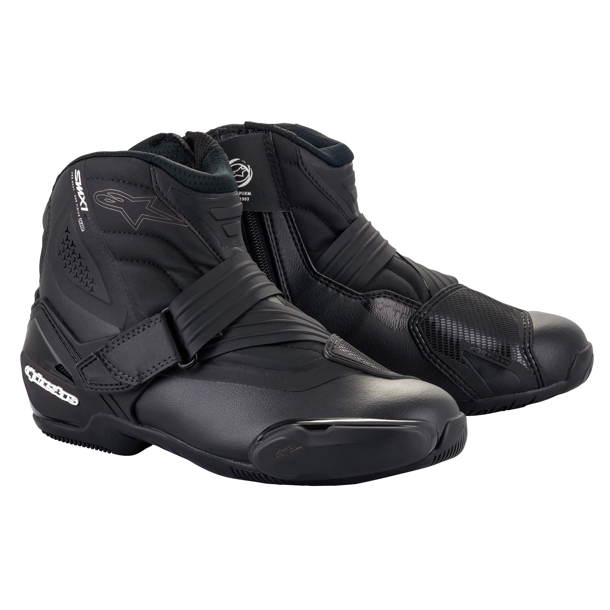 Alpinestars Stella SMX-1 R V2 Womens Boots (5.5, Black)