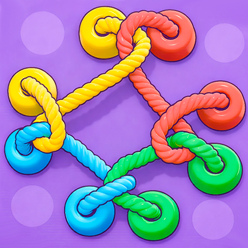 Twisted Tangle Master 3D Rope Escape Puzzle: Untie Ropes Color Match Challenge Untangle Knots Sorting Game