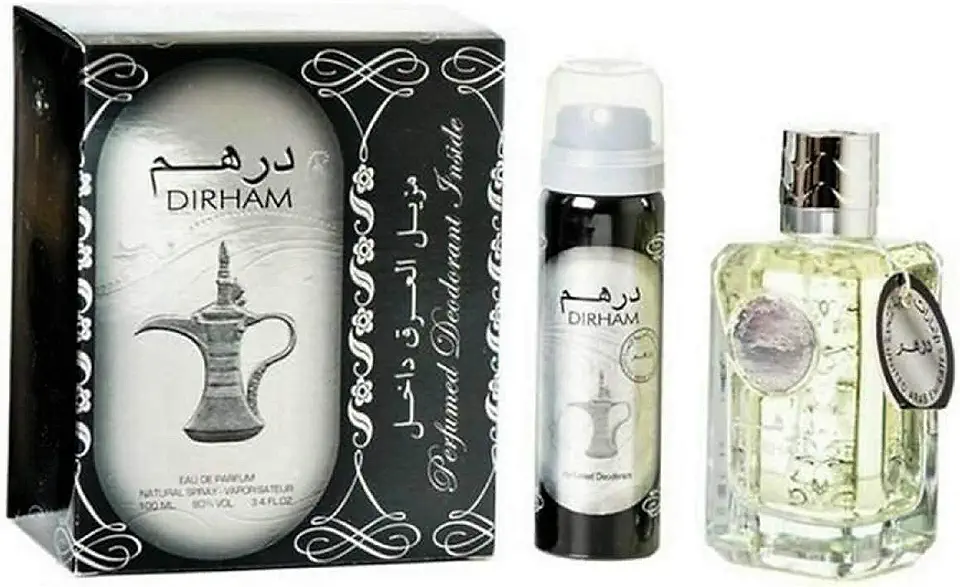 عطر درهم ارض الزعفران او دي بارفان 100 مل + مزيل عرق 25 مل