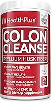 Vista 1 de Health Plus Colon Cleanse - Polvo natural de fibra diaria, sin gluten, desintoxicante, saludable para el corazón (12 onzas, 48 porciones)