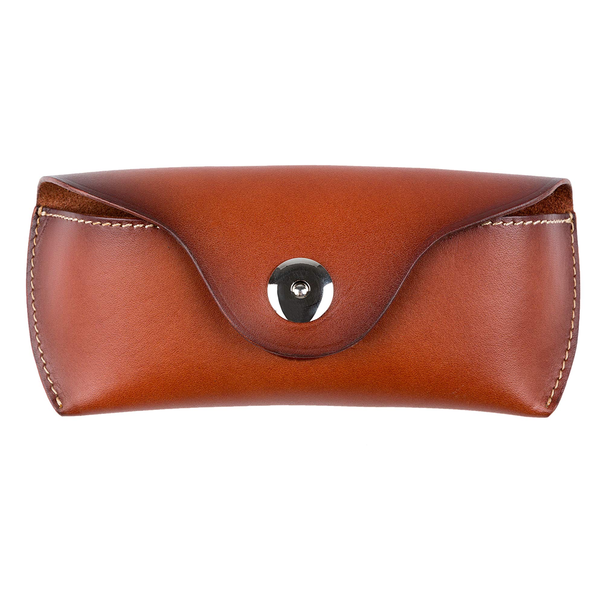 ZLYC Unisex handgefertigtes hartes Leder Kollektion Brillenetui Sonnenbrillenetui