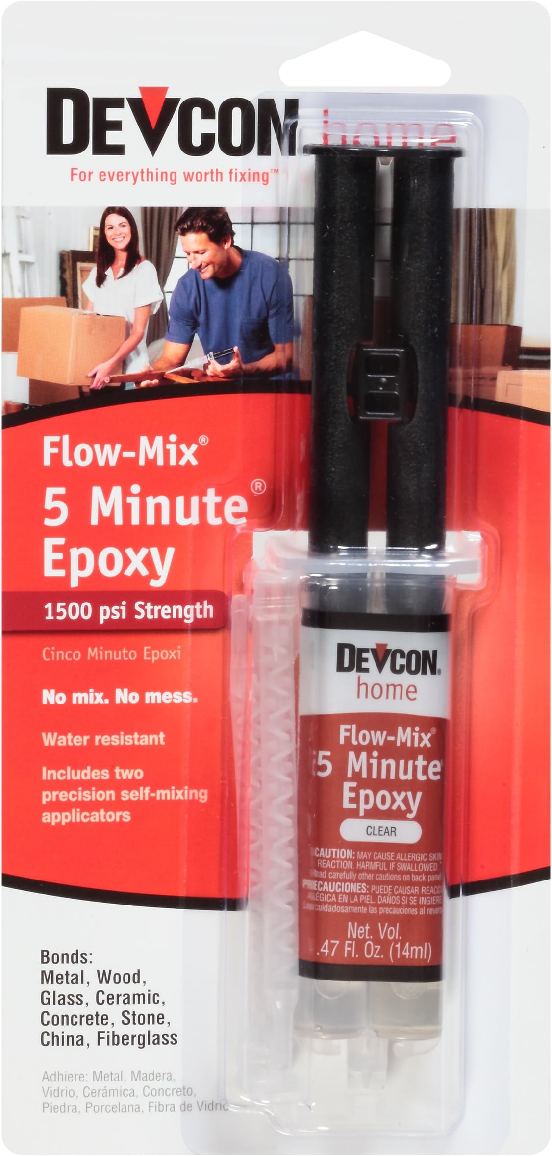AP Products Devcon 20445 Flow-Mix 5-Minute Epoxy - 14 ml