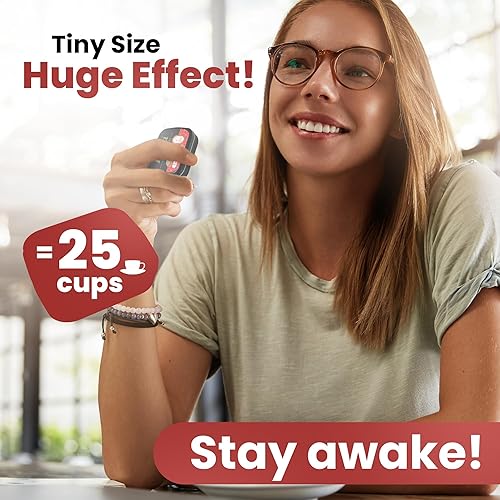 Miniatura 6 de PriFa Tabletas de café expreso  Café sin agua, café instantáneo para llevar, sin azúcar, apto para bolsillo, impulso portátil de cafeína  30 mg de
