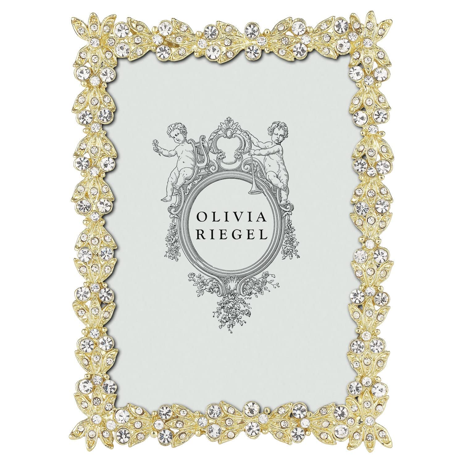 【OLIVIA RIEGEL】クリスタルフォトフレーム Amazon.co.jp: Olivia Riegel ビクトリア ゴールド クリスタル フォト