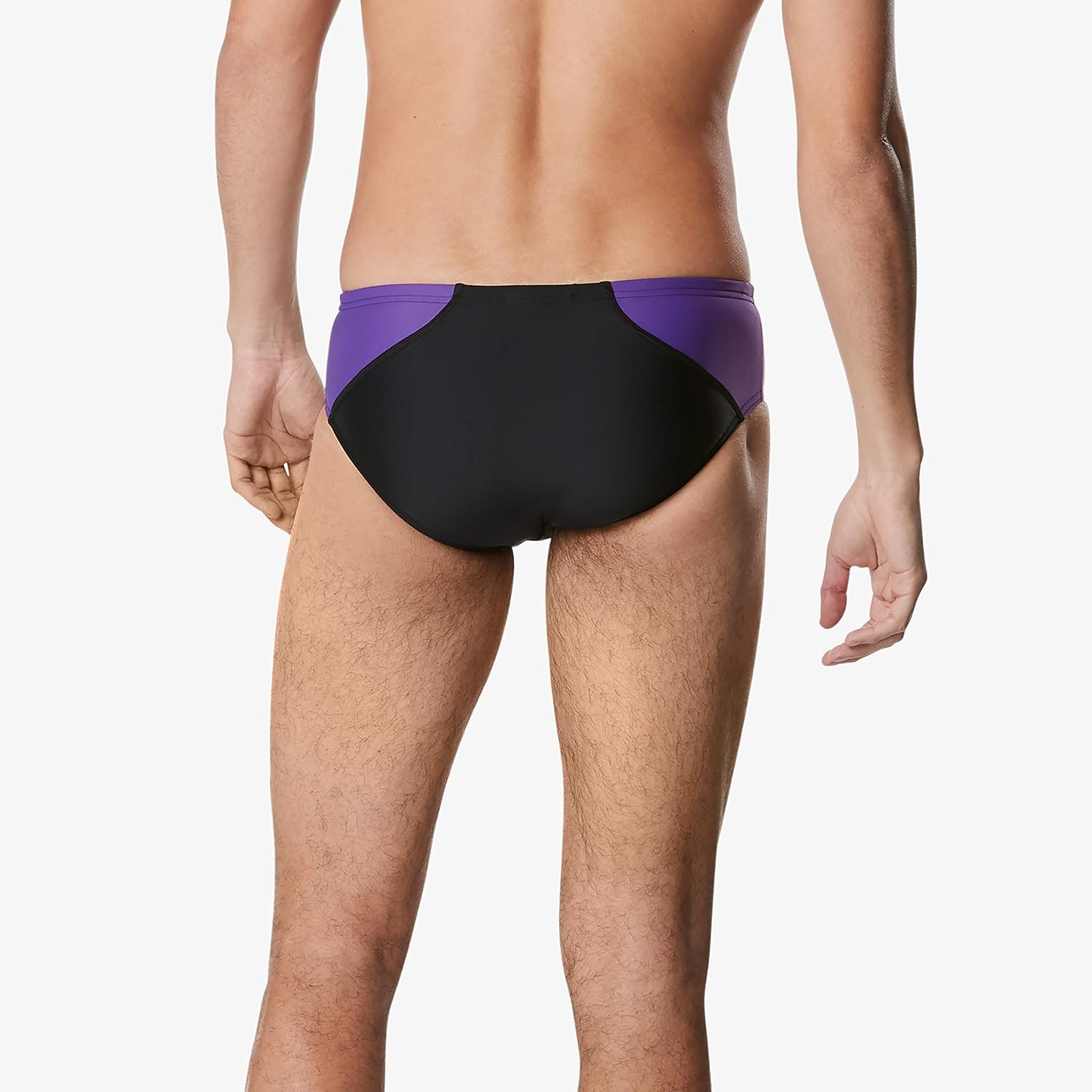 Speedo Womens Swimsuit Brief Powerflex Eco Revolve Splice Team Colors