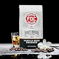 Vista 7 de Fire Department Coffee - Café de vainilla bourbon - Devuelve a los bomberos - Grano entero con infusión de vainilla y bourbon - Sin alcohol