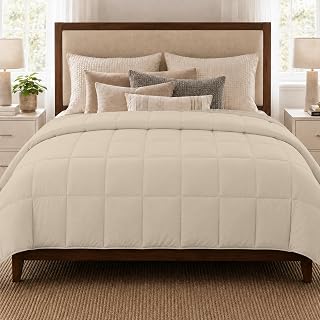 HomeSmart Queen Size Weighted Comforter 20 lbs, Light Calming Pressure | 3X Thicker and Fluffier Than Regular Weighted Blankets, Medium Weight, Ultra Soft Breathable Fabric, Machine Washable