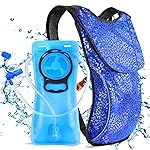 Rave Hydration Pack, Hydration Backpack with 2L Hydration Bladder, Festival Essential Water Backpack for Hiking, Running, Cycling, and Music Festivals