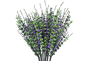 Halloween Picks And Sprays, 6 Pcs Long Artificial Jasmine Flowers
