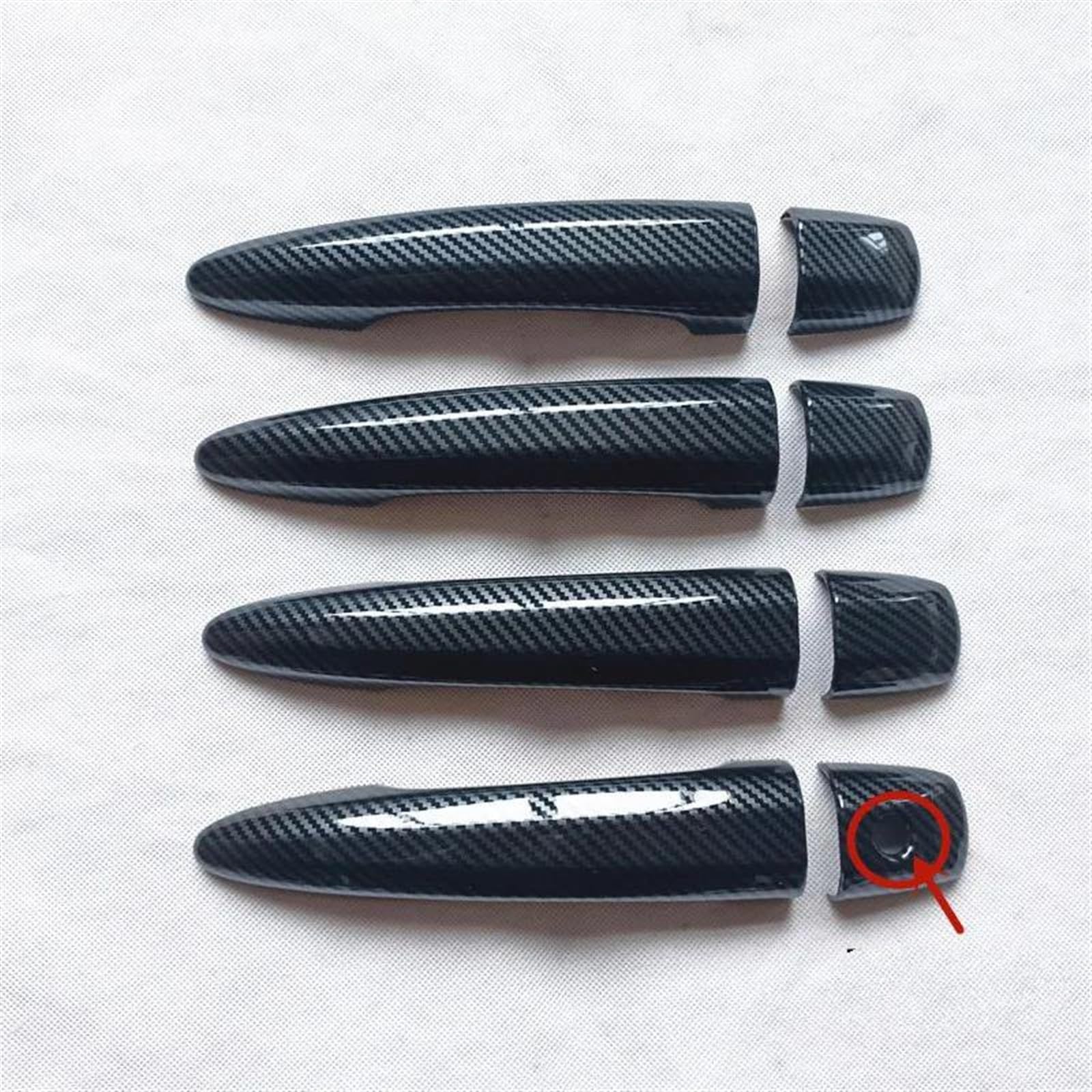 NOHEEU Car Exterior Door Handle Trim Cover Parts for Nissan for Sentra for Sylphy B18 2020-2023(Style 3)