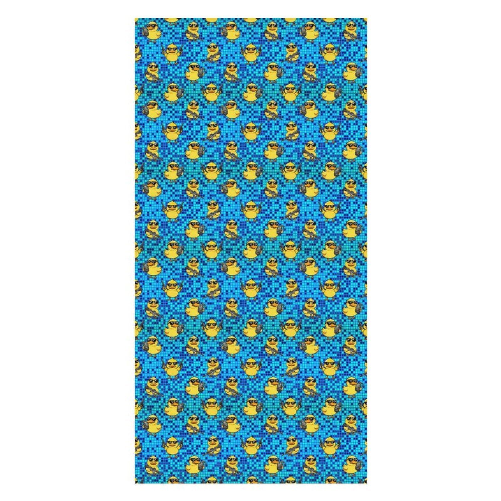Anceky Beach Towel Quick-Dry Funny Duck Bath Towels Beach Towel Large Absorbent Bath Towel for Home Gym Travel 31 X 63 in