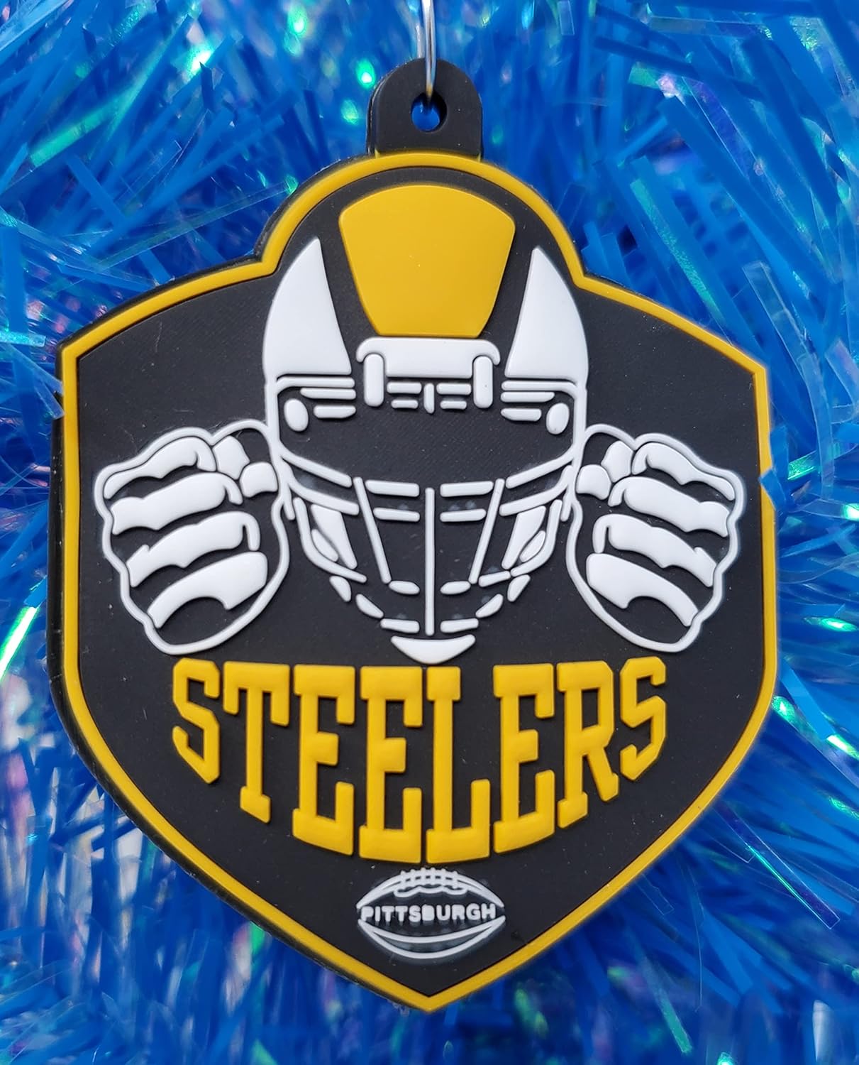 Pittsburgh Steel Curtain Football Team 6 Piece Christmas Ornament Set - Image 5